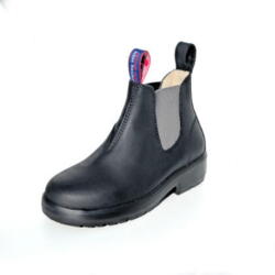 Sorte støvler med elastik - Black/Graphite