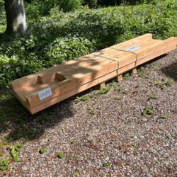 Højbed i lærketræ 1x3 meter - 60 cm højt