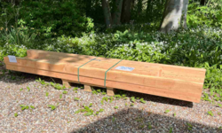 Højbed i lærketræ 1x2 meter - 60 cm højt