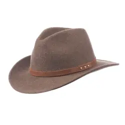 Bulman - brun hat i uld